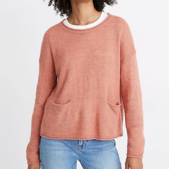 MADEWELL Chelsea Pocket Pullover Sweater Size M - Picture 1 of 15